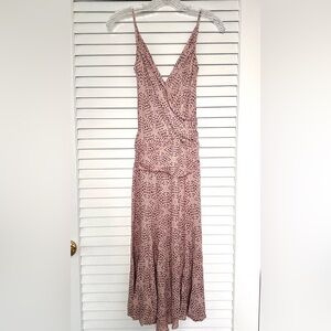 BCBGMaxAzria Blush Floral Maxi Dress